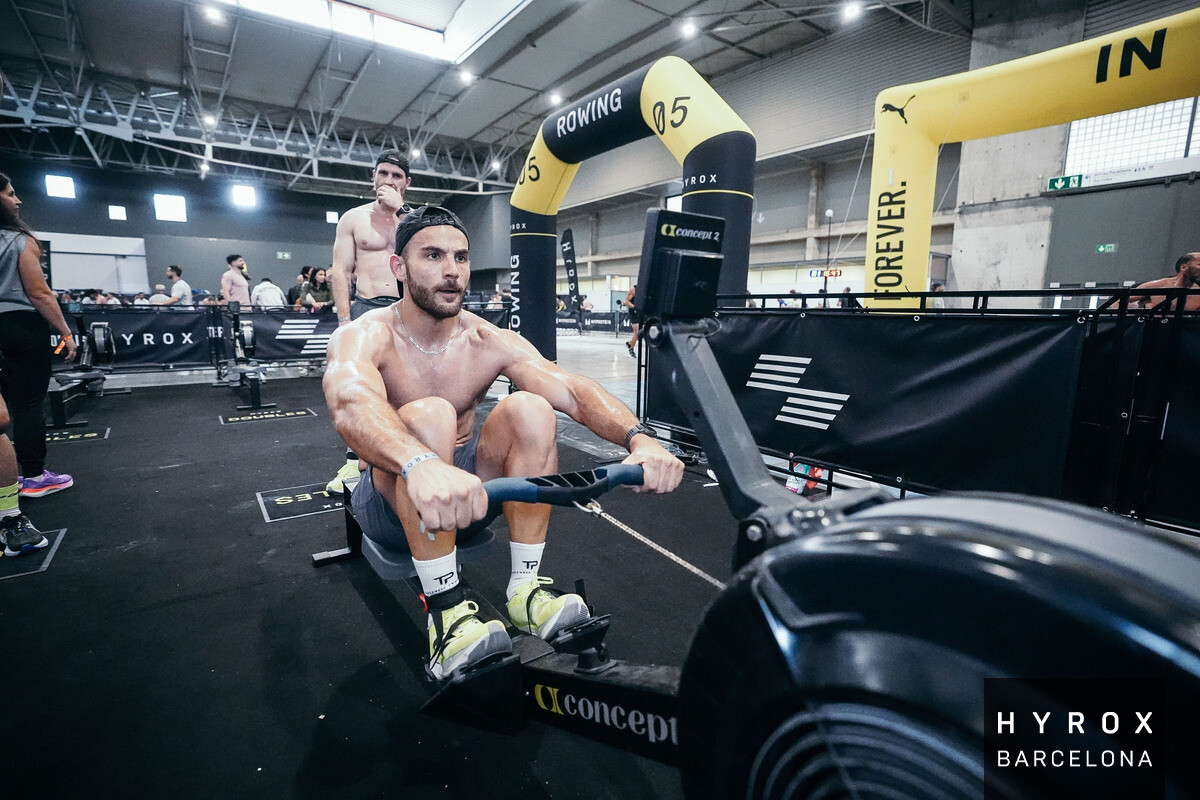 Ignasi Palencia compitiendo en HYROX