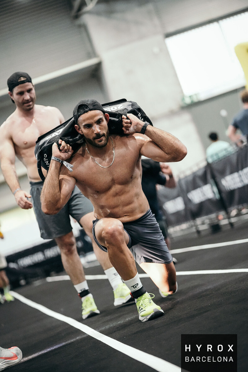 Ignasi Palencia en competición HYROX